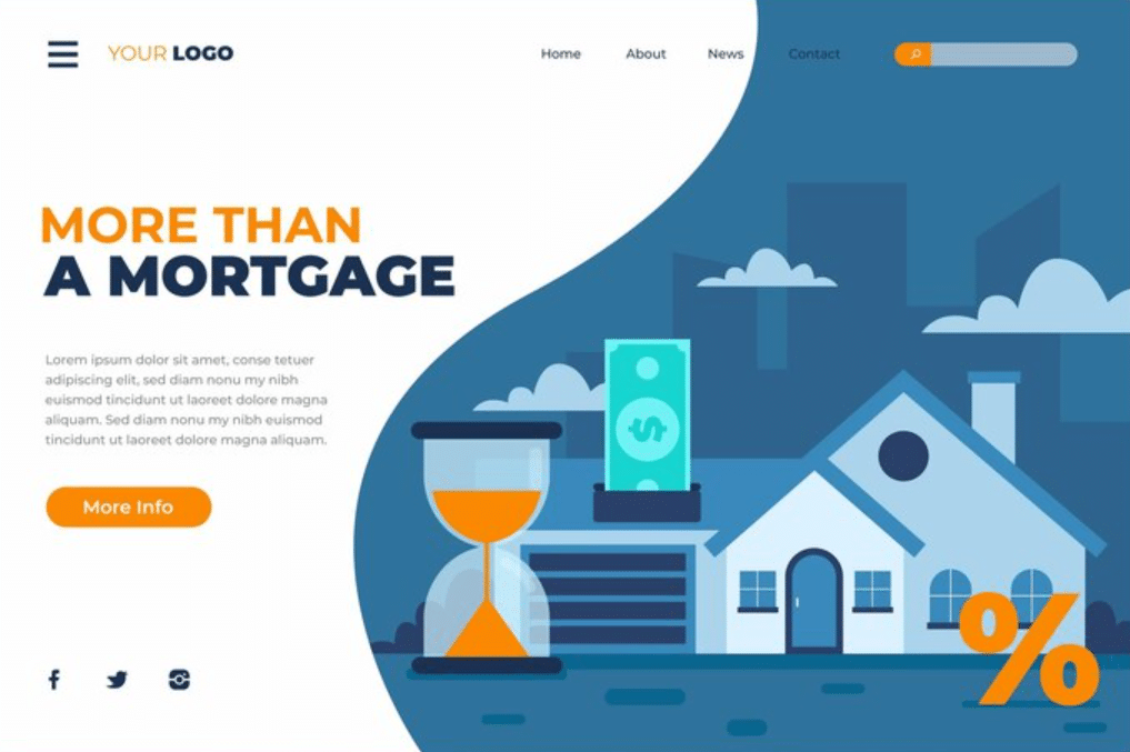 mortgage website template 4