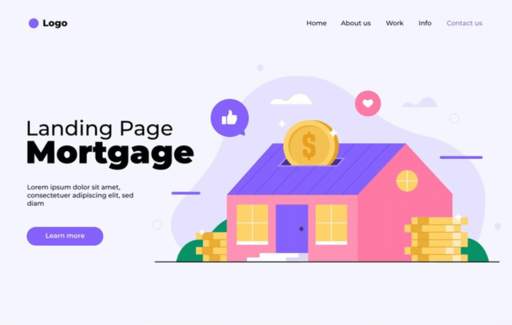 mortgage website template 8