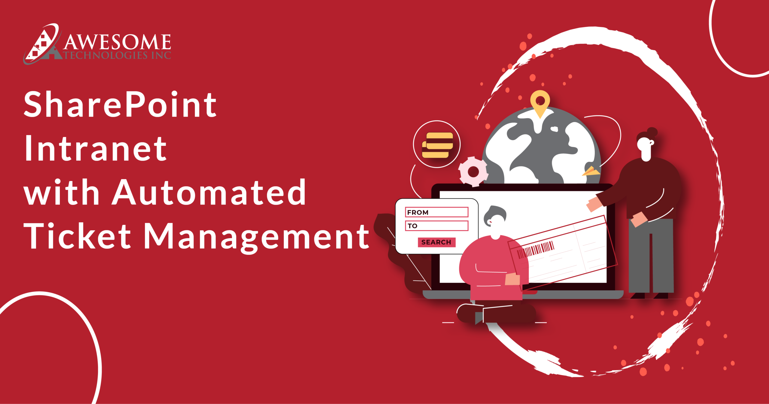 SharePoint Intranet with Automated Ticket Management