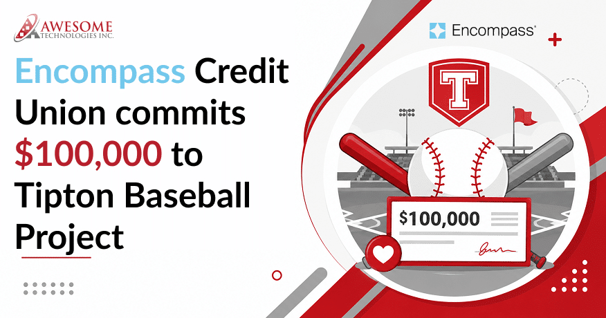 Encompass Credit Union Commits $100,000 to Tipton Baseball Project